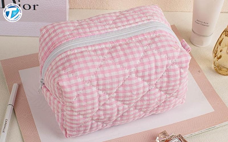 Túi đựng mỹ phẩm phong cách Hàn Quốc
